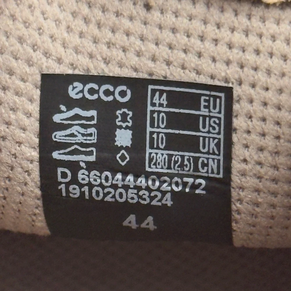 Ecco Classic Dark Brown Leather Slip-On Loafers Comfort